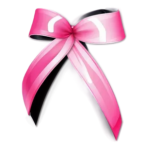 Glossy Pink Ribbon Graphic PNG 05252024 PNG