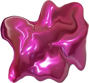 Glossy Pink Slime Texture PNG image
