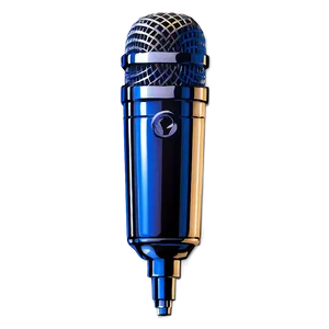 Glossy Radio Microphone PNG 06272024