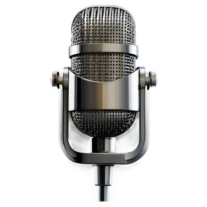 Glossy Radio Microphone PNG 41