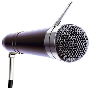 Glossy Radio Microphone PNG Khu20 PNG