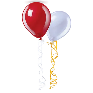 Glossy Red Balloons Png 06132024 PNG image