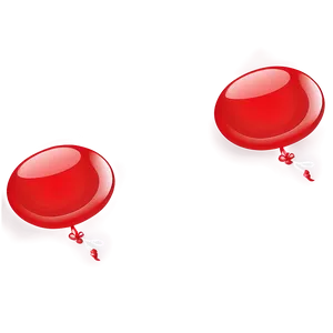 Glossy Red Balloons Png 44 PNG image