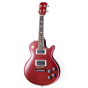 Glossy Red Guitar Png Qwv9 PNG image