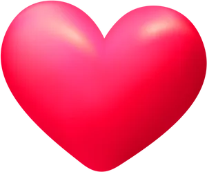 Glossy Red Heart Clipart