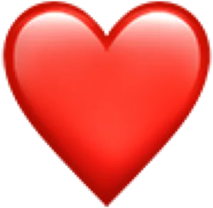 Glossy Red Heart Icon PNG image