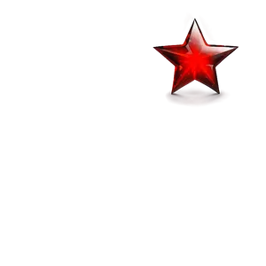 Glossy Red Star Png Qjq81 PNG image