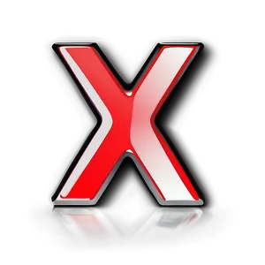 Glossy Red X Icon Png 06122024 PNG image