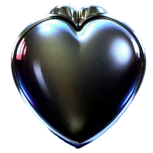 Glossy Silver Heart Png Tag16 PNG image