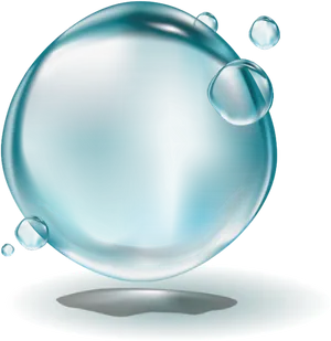 Glossy Soap Bubbles Graphic