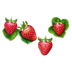 Glossy Strawberry PNG 05042024