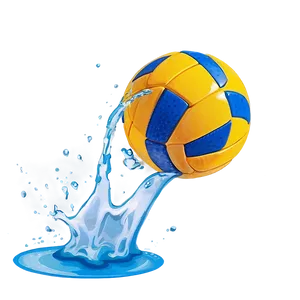 Glossy Water Polo Ball Png 32 PNG image