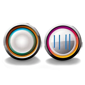 Glossy White Button Png 06272024 PNG image