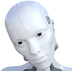 Glossy White Mannequin Head