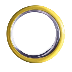 Glossy Yellow Circle Element Png Lvl PNG image