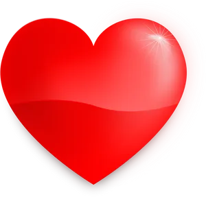 Glossy3 D Heart Graphic PNG