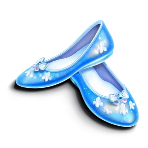Glow Cinderella Slipper Art PNG 06292024 PNG