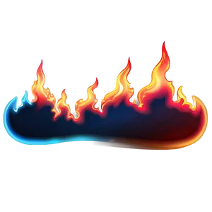 Glow Fire Emoji Art PNG Ymp39