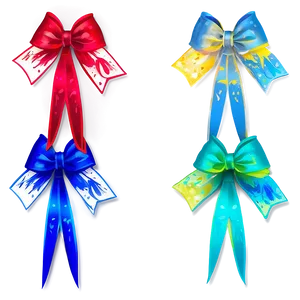 Glow In The Dark Cheer Bow PNG 06212024 PNG