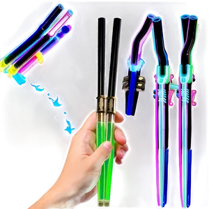 Glow In The Dark Chopsticks PNG Pvr81 PNG