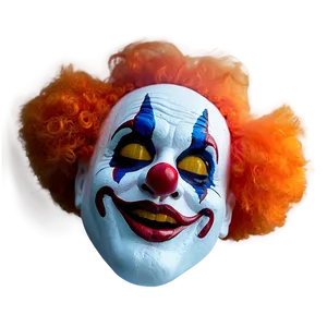 Glow In The Dark Clown Mask PNG 06212024 PNG