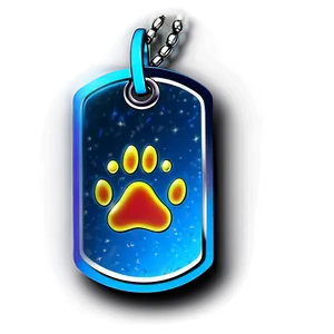 Glow In The Dark Dog Tag PNG Ogx61 PNG
