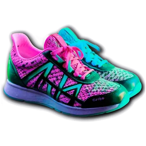 Glow In The Dark Sneakers PNG Cxp39 PNG