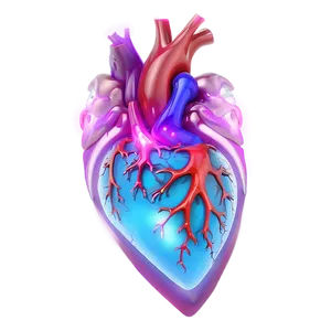 Glowing 3d Heart Png 95 PNG image