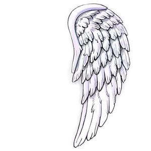 Glowing Angel Wings Outline Png Moh PNG image