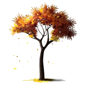 Glowing Autumn Tree PNG Ylo26 PNG