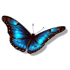 Glowing Blue Butterfly Png Jvo PNG image