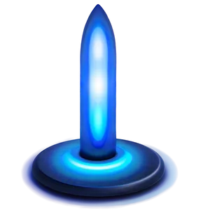 Glowing Blue Light Png 06122024 PNG image