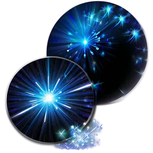 Glowing Blue Sparkle Light Png 06262024 PNG image