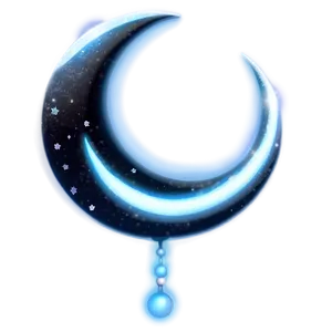 Glowing Crescent Moon Png 05212024 PNG image