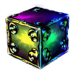 Glowing Cube PNG 05242024