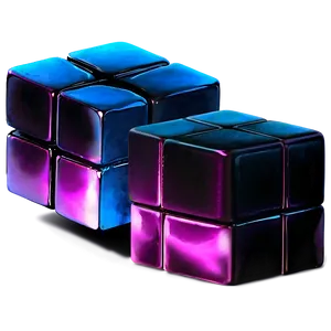 Glowing Cube PNG Yof83