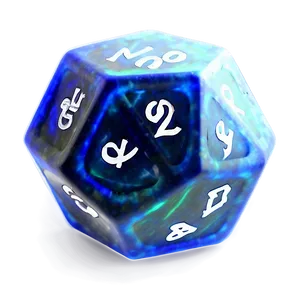 Glowing D20 PNG 05252024
