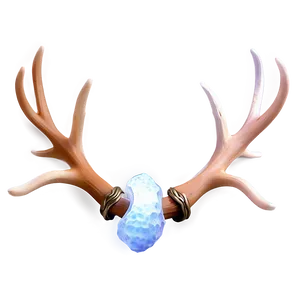 Glowing Deer Antler PNG 06122024
