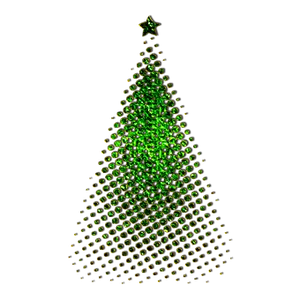 Glowing Digital Christmas Tree