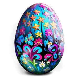 Glowing Easter Egg PNG 05252024