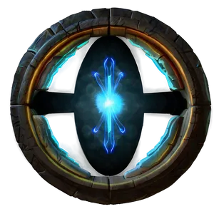 Glowing Energy Portal PNG Uqb