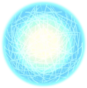 Glowing Energy Sphere PNG image