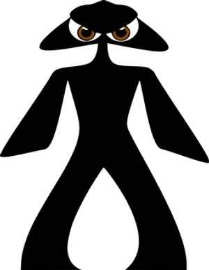 Glowing Eyesin Darkness PNG image