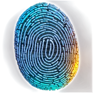 Glowing Fingerprint Effect Png 05242024 PNG image