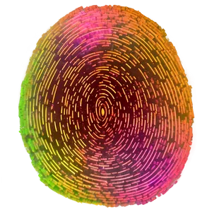 Glowing Fingerprint Effect Png 41 PNG image