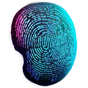 Glowing Fingerprint Effect Png Hxf79 PNG image