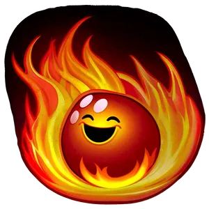 Glowing Fire Emoji Image Png 05042024 PNG image