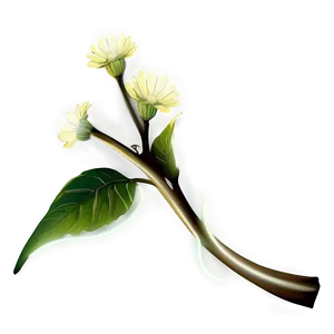 Glowing Flower Stem PNG Hqp44 PNG