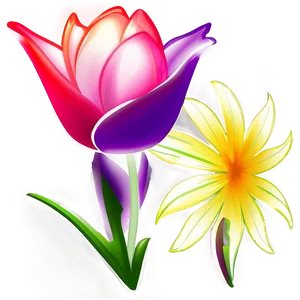 Glowing Flower Transparent PNG Ajs PNG