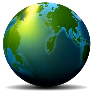 Glowing Globe Silhouette PNG 35 PNG